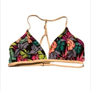 Xhilaration floral print bikini swim top size XL NWOT